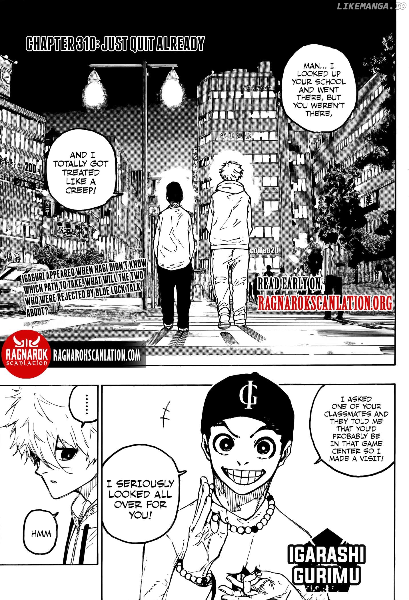 Blue Lock Chapter 310 image 01